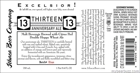 Ithaca Excelsior 13th Anniversary Beer