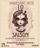 Jolly Pumpkin Baudelaire Series iO Saison Beer 18845