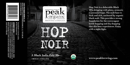 Peak Organic Hop Noir Beer 19848