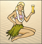 Maui Bikini Blonde Lager Beer