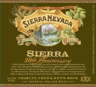 Sierra Nevada 30th Anniversary Charlie Fred & Ken's Lager Beer