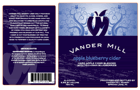 Vander Mill Apple Blueberry Cider Beer