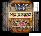 He'Brew Genesis 15:15 Barrel Aged Harvest Barleywine Beer