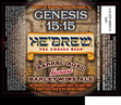 He'Brew Genesis 15:15 Barrel Aged Harvest Barleywine Beer 25597