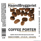 Haandbryggeriet Costa Rica Coffee Porter Beer