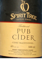Spirit Tree Pub Style Cider Beer
