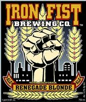 Iron Fist Renegade Blonde Beer 28342