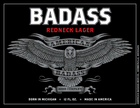 Michigan Badass American Lager Beer