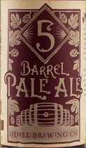 Odell 5 Barrel Pale Ale Beer