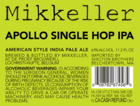 Mikkeller Single Hop Apollo IPA Beer
