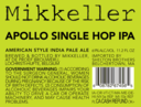 Mikkeller Single Hop Apollo IPA Beer 35379