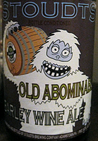 Stoudt's Old Abominable Barleywine 2010 Beer