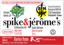 BFM Spyke & Jerome's Cuvee Delirante Beer 37389
