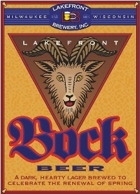 Lakefront Bock Beer Beer