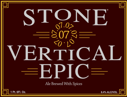 Stone Vertical Epic 070707 Beer 3929