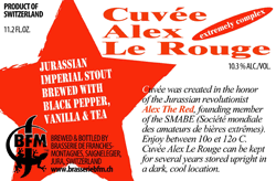 Brasserie des Franches Montagnes Cuvee Alex le Rouge Beer 5384