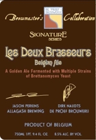 De Proef Les Deux Brasseurs (with Allagash Brewing) Beer