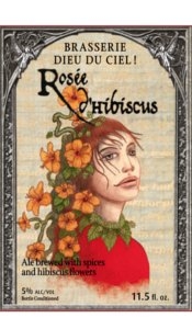 Dieu du Ciel Rosee d' Hibiscus Beer 5769