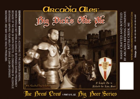 Arcadia Big Dicks Olde Ale Beer 6394