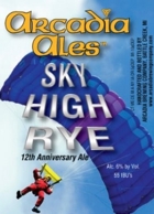 Arcadia Sky High Rye Beer