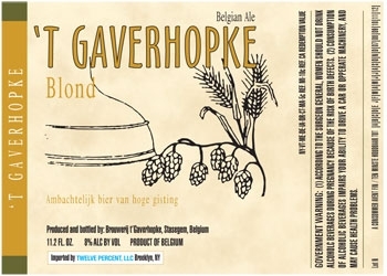 't Gaverhopke Blond Beer 7806