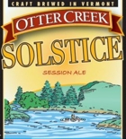 Otter Creek Solstice Beer