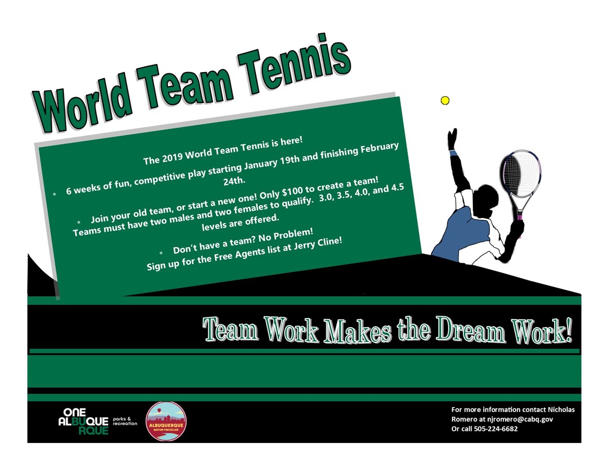 World Team Tennis League Starting in January Category News USTA