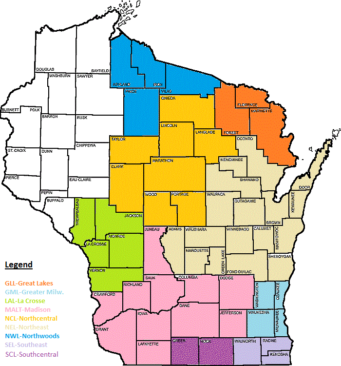 WTA County Map enhanced