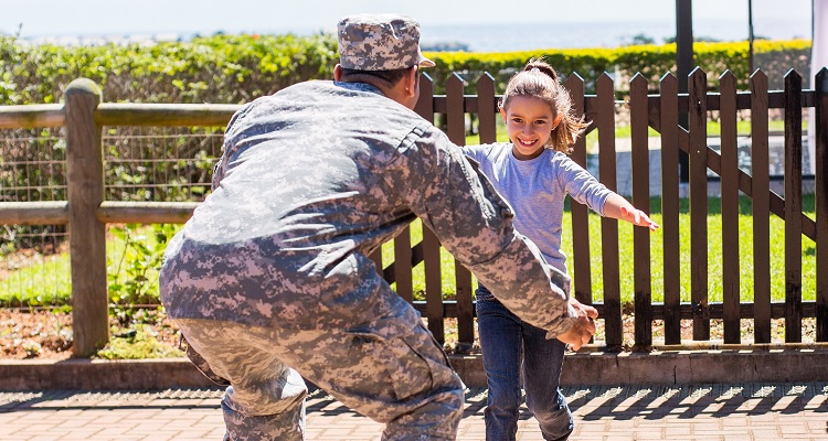 Deployment and geographic separation are major stressors for military families.