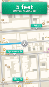 Turn-by-turn navigation