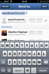 Recipient Filled Out