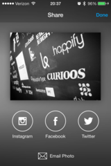 Sharing service selection