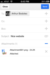 Email Fields Filled Out