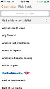 Bank list