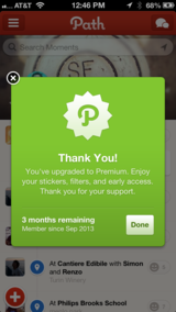 Upgrade confirmation