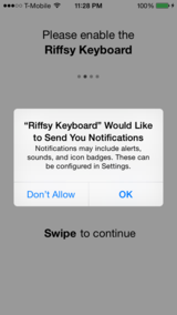 Notification enabler