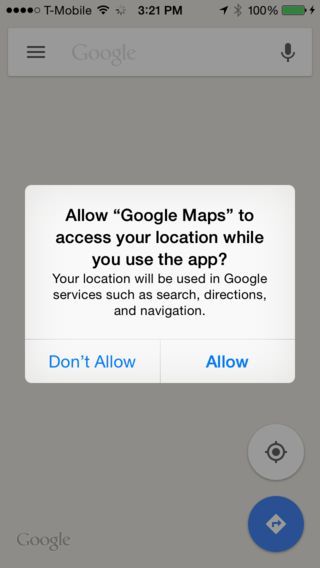 Location authorization