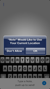 Location authorization