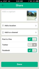 Vine options