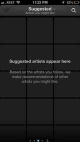 Suggested artists