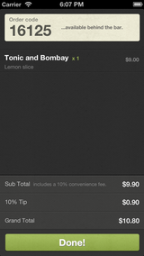 Payment confirmation