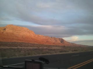 on the way_sunset mountain