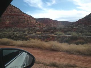 on the way to Zion National Park