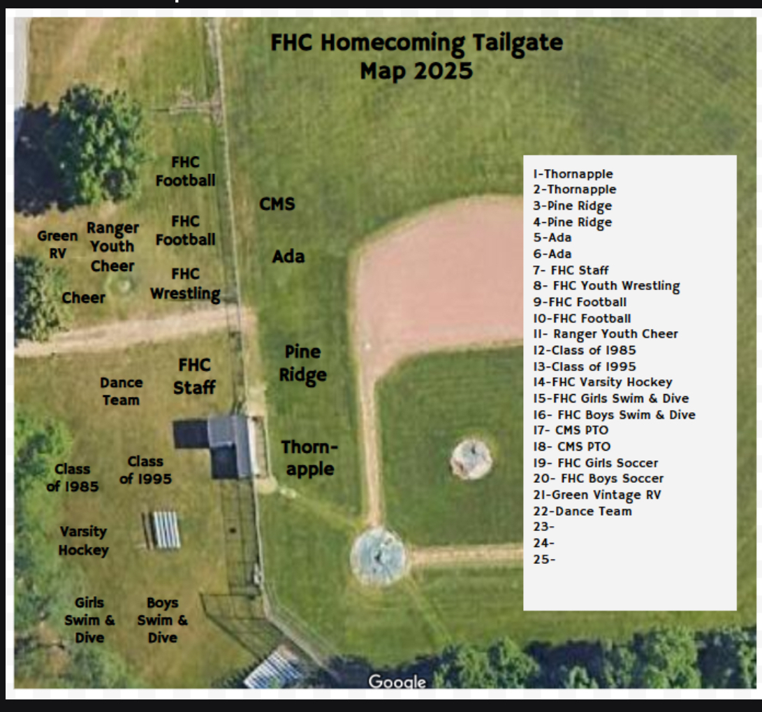 2026 FHC Thornapple Homecoming Tailgate