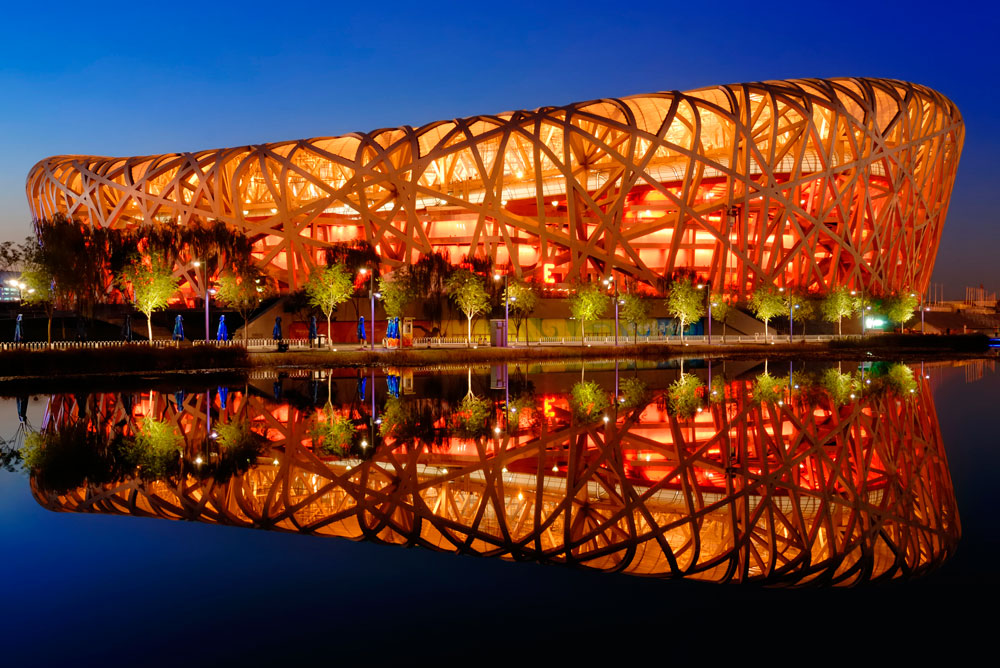 A map of the Earth with the five Oceans labeled
