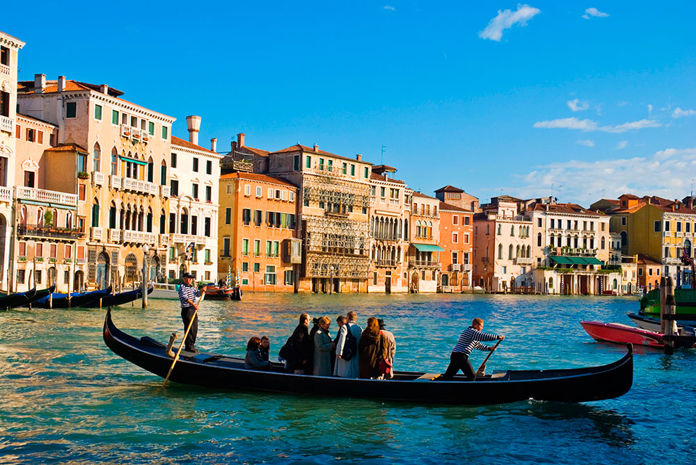 A gondola in Venice