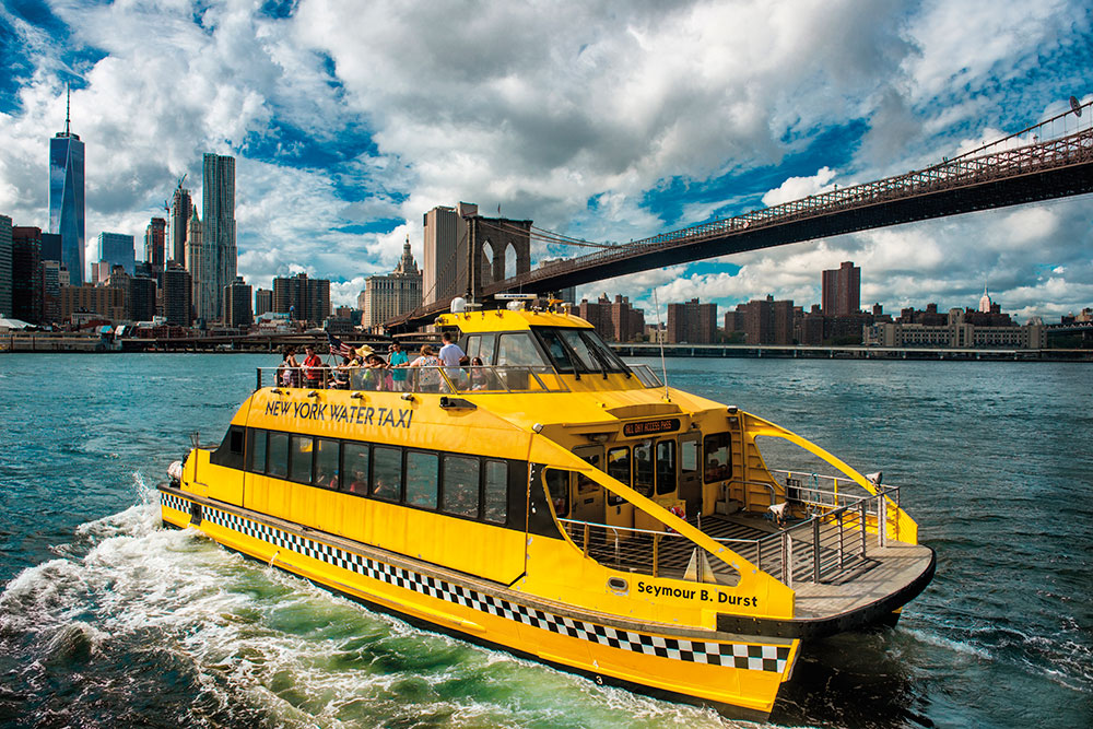 A water taxi in New York