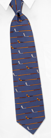 Vintage Woods Tie by Alynn Novelty -  Blue Silk
