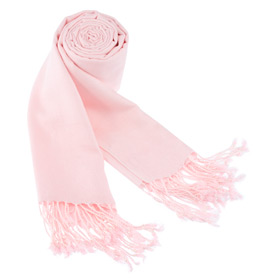 Solid Pashmina Pashmina by Museum Artifacts -  Pink Viscose