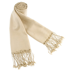 Solid Pashmina Pashmina by Museum Artifacts -  Gold Viscose